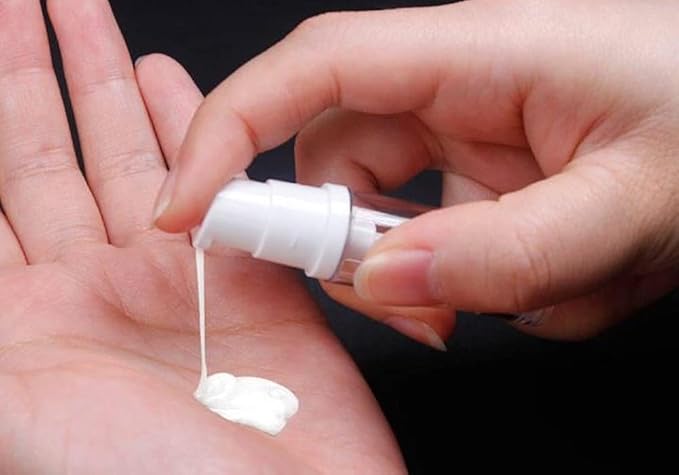 Wresty 12 Pcs Vacuum Lotion Bottles Plastic Airless Pump Bottles Travel DIY Cosmetic Cream Foundation Toiletries Liquid Vacuum Container (15ml)
