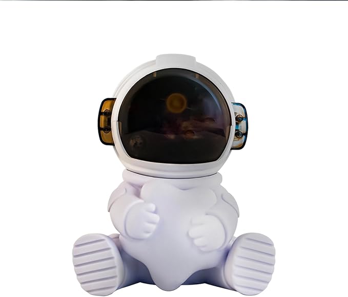 Astronaut Humidifier – Portable Mini Humidifier with LED Light, USB Powered for Bedroom, Office, Travel Use, Fun & Functional Air Freshener (Astronaut humidifier with Star)