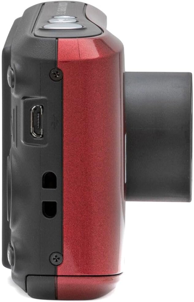Kodak PIXPRO FZ45 16MP Digital Camera 4X Optical Zoom 27mm Wide Angle 1080P Full HD Video 2.7" LCD Camera (Red) + 64GB Card and Reader + Case + Memory Wallet + Tripod + Cleaning Bundle