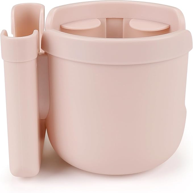 Accmor Stroller Cup Holder with Phone Holder, Bike Cup Holder, Universal Cup Holder for Uppababy Nuna Doona Strollers, 2-in-1 Cup Holder for Walker, Wheelchair, Scooter