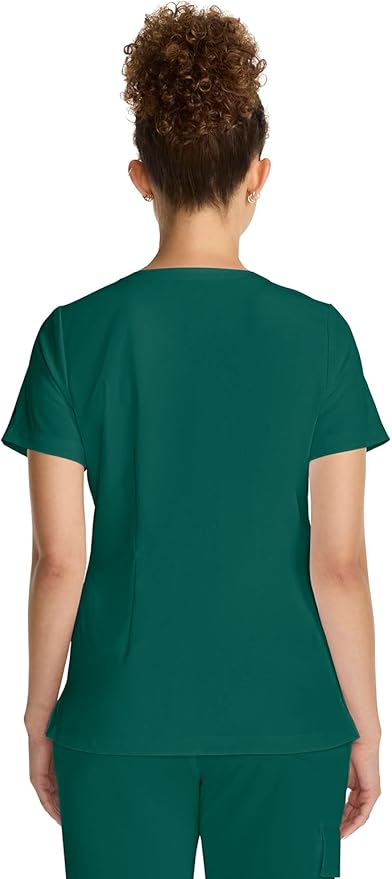 Healing Hands Women's Tops V-Neck Scrub Top Tuck-in with Welt Chest Pocket HH755