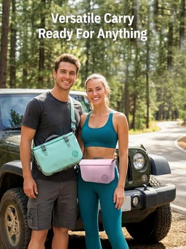 niphean IPX7 Waterproof Fanny Pack with Magnetic One-Hand Closure, Durable Waterproof Dry Bag, for Kayaking, Paddle Boarding, Beach Cruise Essentials, 2.5L Phone Pouch Dry Bags for Men Women