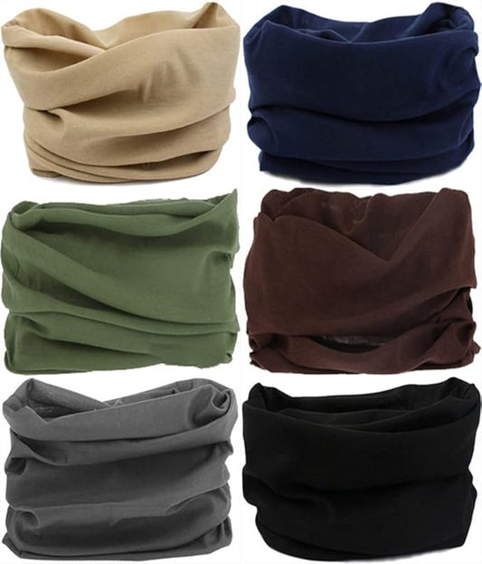 VANCROWN Headband Neck Gaiter Head Wrap Headwear Face Mask Magic Scarf Bandana for Men and Women