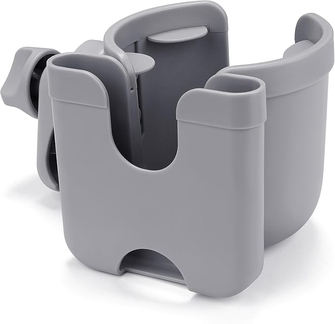 Accmor Stroller Cup Holder with Phone Holder, Bike Cup Holder, Universal Cup Holder for Uppababy Nuna Doona Strollers, 2-in-1 Cup Holder for Walker, Wheelchair, Scooter