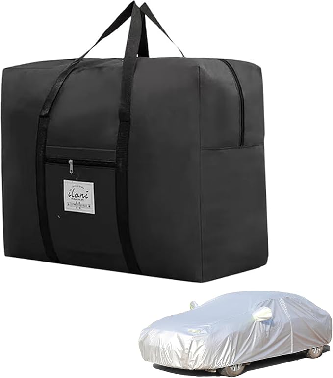 Car Cover Storage Bags (Only Bags，23 x 11.8 x 20 in) Reusable, for All-Weather Waterproof Car Covers, Windshield Sun Shade Umbrella & Truck Cover, Convenient Storage, 20 LBS Weight Capacity