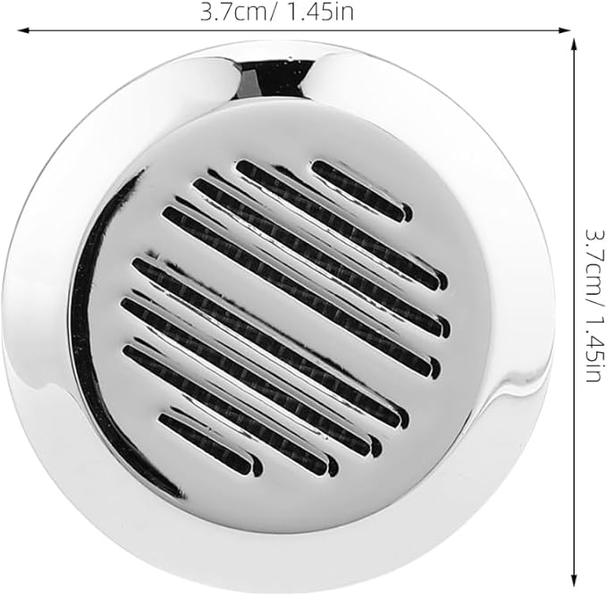 37mm Cigar Humidifier Disc – Pocket-Size Humidity Regulator for Travel Humidor Box, Silver Mini Plastic Moisture Control Insert for Tobacco Storage