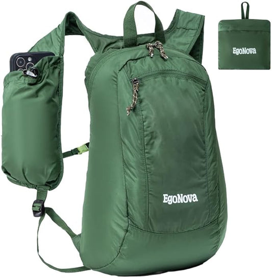 12L Ultralight & Thin Packable Daypack, Small Foldable Hiking Backpack Travel Bag, Water Resistant Day Pack for Men Women