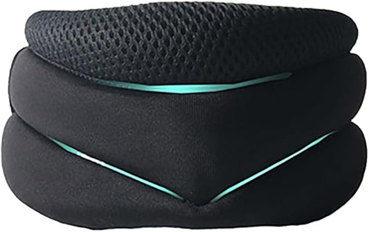 Vitavix Neck Support for Snoring, Necksupport - Never Snore Again, Relieve Injury Spine Pressure, Neck Brace for Sleeping, Adjustable Soft Foam Neck Brace Cervical Collar (Black)