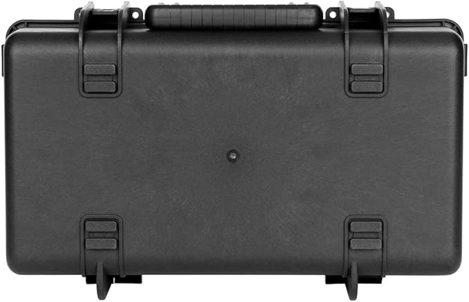 Monoprice Weatherproof Hard Case - 22 x 14 x 8 Inches, With Customizable Foam, Shockproof, IP67, Ultraviolet And Impact Resistant Material, Black - Pure Outdoor Collection