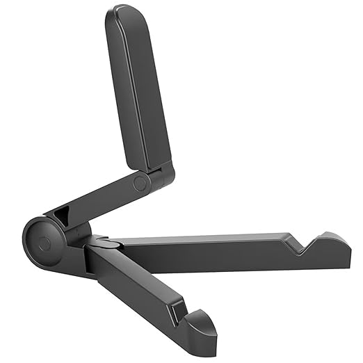 Caeithyo Portable Monitor Stand & Tablet Stand Holder Adjustable, Foldable, Light-Weight, Compatible with 7 to 10.2 Inches Most Tablets, Kindle Fire and Smart Phones