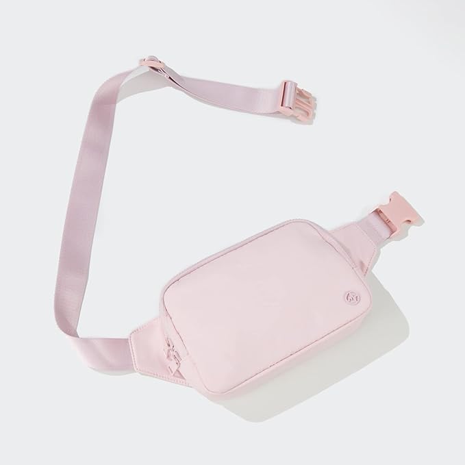 Pander Belt Bag Large 2L, Nylon Fanny Pack Purse for Women and Men with Adjustable Strap