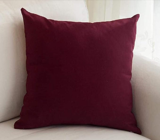 Travel Pillowcase 14x20 500 Thread Count Egyptian Cotton Set of 2 Toddler Pillowcase Zipper Closer 100% Egyptian Cotton (Toddler Travel 14x20 Zipper, Wine Solid)