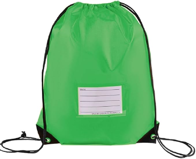 20 Pcs Drawstring Bags,Bulk Draw String Backpack, DIY Gym Sports Cinch Bag Sackpack for Women Men, Green