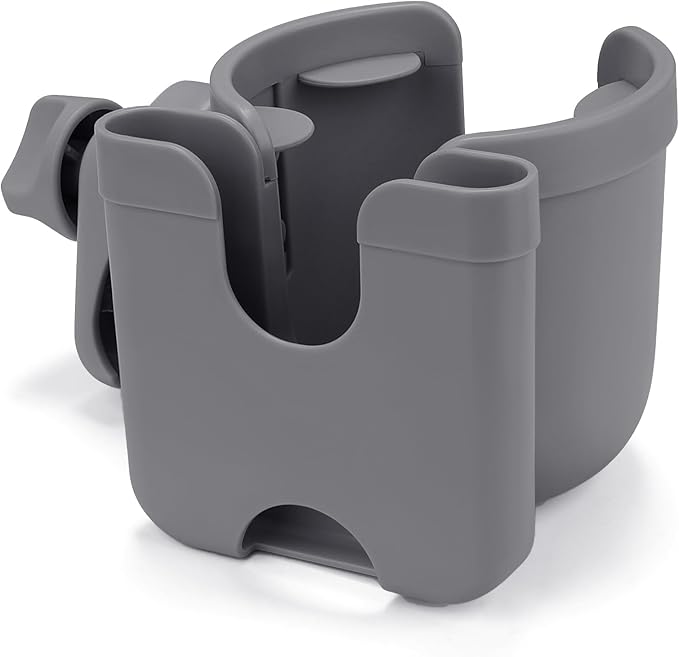 Accmor Stroller Cup Holder with Phone Holder, Bike Cup Holder, Universal Cup Holder for Uppababy Nuna Doona Strollers, 2-in-1 Cup Holder for Walker, Wheelchair, Scooter