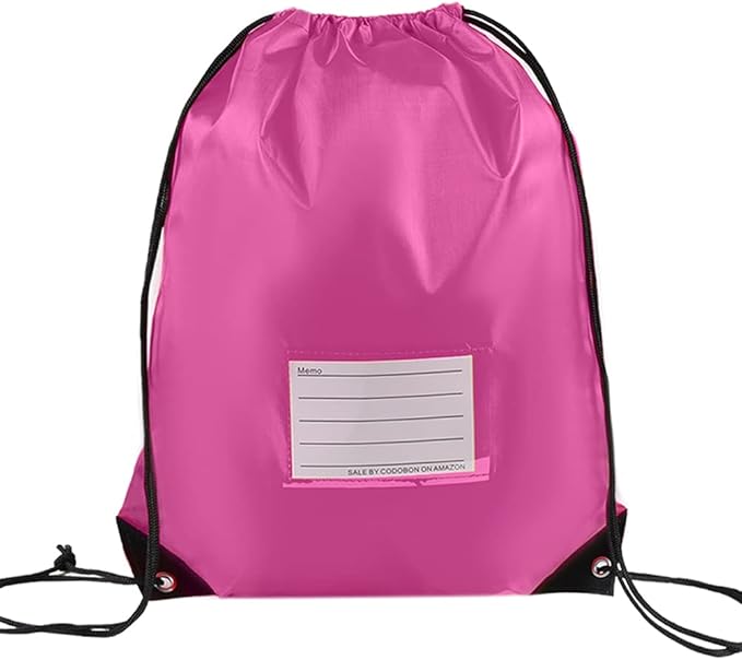 CODOBON 20 Pack Drawstring Bags,Bulk Draw String Backpack, DIY Gym Sports Cinch Bag Sackpack for Women Men