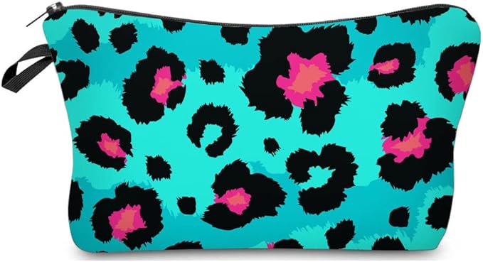 Deanfun Makeup Case Small, Cosmetic Zipper Bag Waterproof for Purse Mini, Women Cute Traveling Accessories Pouch for Ladies Thanksgiving Christmas Gifts(Lips D2-51488)