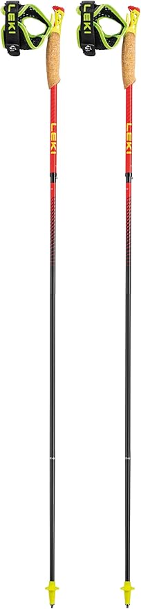 LEKI Ultratrail FX.One Superlite Trekking Poles - Carbon Foldable Ultralight Poles for Hiking & Trail Running