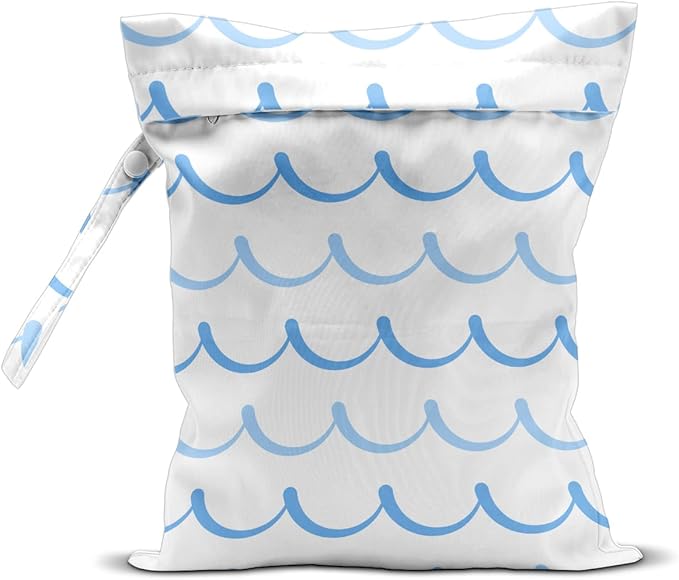 Wet Bag Wet Dry Bag for Swimsuit Travel Beach Pool Stroller Diapers Dirty Yoga Gym Clothes Waterproof Reusable