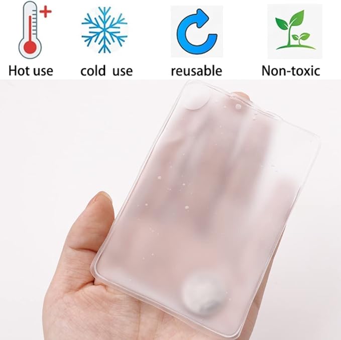Reusable Snap Warmer Bags Hand Warmer Clicks Small Bag Gel Hand Warmer Cute Lasting Warmer for Camping, Outdoor, Boil Click Heat Pocket Hand Warmer