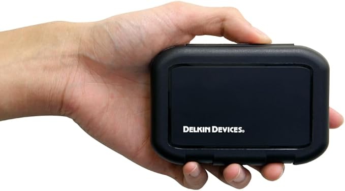Delkin Devices SD Card Holders Tote – Weather Resistant, Crushproof Case for Up to 8 SD Cards (DDACC-SD8)
