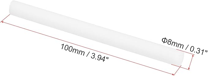 PATIKIL Humidifier Cotton Filter Sticks, 10 Pcs Refill Sticks Filter Wicks Replacement for USB Mini Humidifiers Portable Diffuser (3.94'' x 0.31''), White