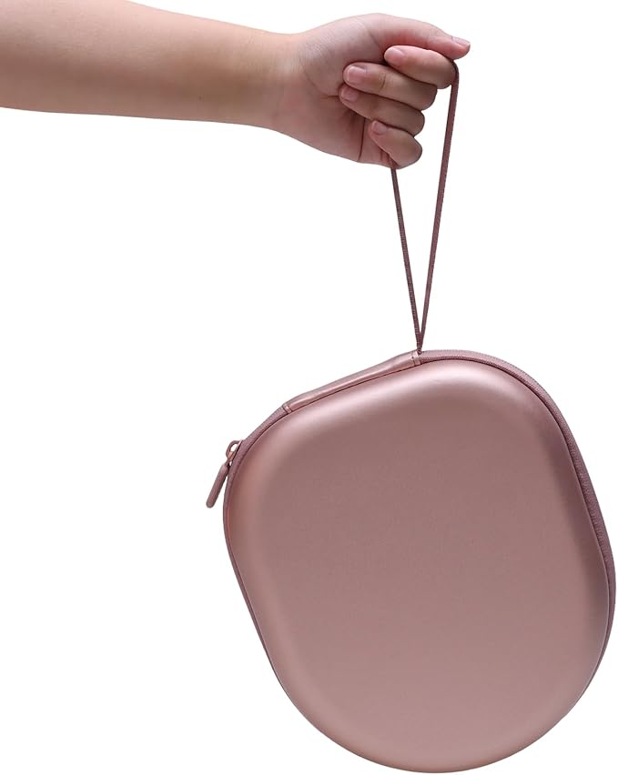 Headphone Headset Case Compatible with JBL/Anker/Sony/BERIBES/KVIDIO Wireless On-Ear Headphones, Rose Gold