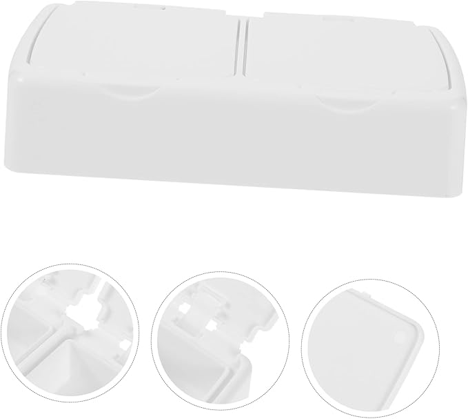 UKCOCO Cotton Pad Holder Makeup Puff Storage Box Compact and Dustproof for Travel and Home