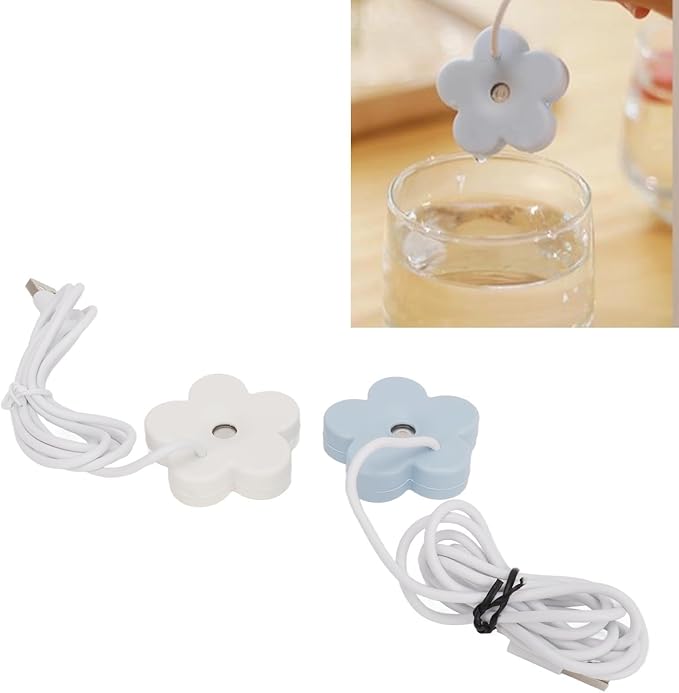 USB Small Flower Humidifier, Creative Cute Simple Mini Humidifier Portable Air humidifier for Home Bedroom Office Desk