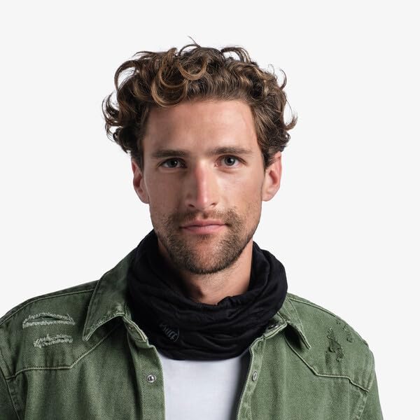 Buff Lightweight Merino Wool Neck Gaiter, 100% Ethically Sourced Wool,Versatile, Temperature Regulating Face Mask