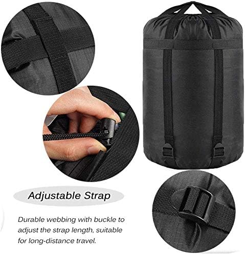Compression Stuff Sack, 12L/24L/45L Sleeping Bag Cover Sack Sleeping Bags Storage Stuff Sack Organizer - Great Sleeping Bags Clothes Camping Hiking Backpacking
