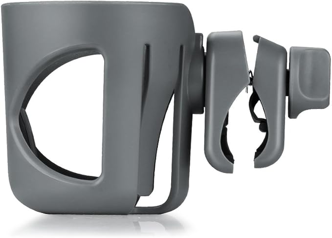 Accmor Stroller Cup Holder, Universal Cup Holder for Walker Wheelchair Bike, 360° Rotatable Stroller Cup Holder Attachment Accessories for Walker, Wheelchair, Scooter