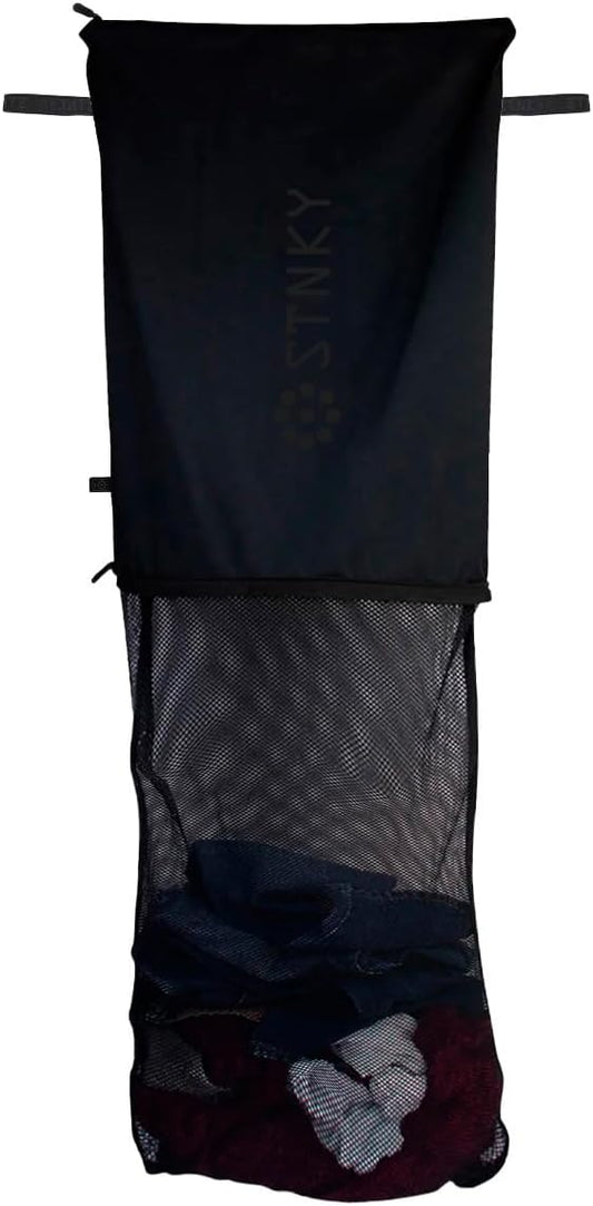 STNKY Bag Pro - Laundry Bag - Wash Bag for Health Workers, Sports, Fitness & Travel (XL, Black)