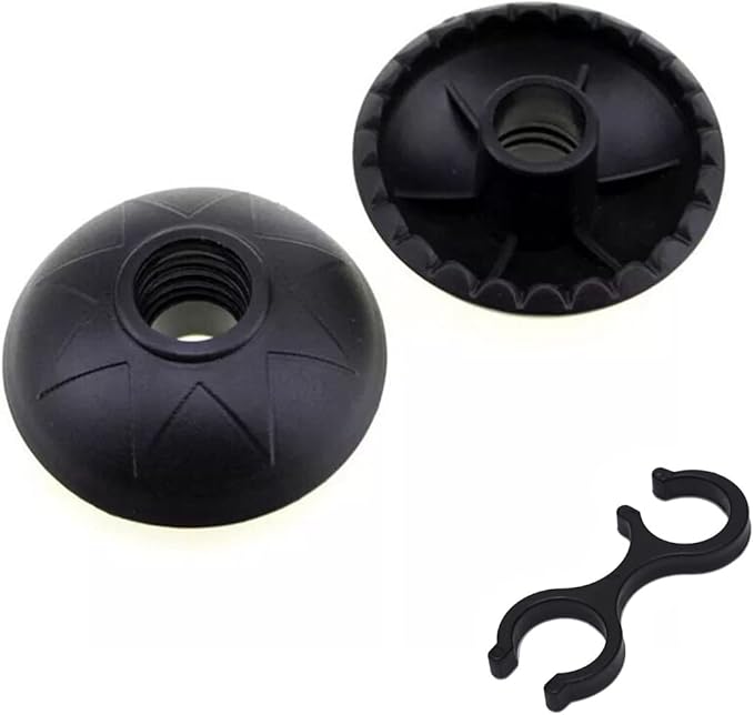 Trekking Pole Tips Set - Walking Sticks Replacement Tip Protectors - Snow & Mud Baskets