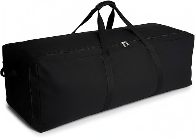 DoYiKe Extra Large Canvas Duffle Bag Heavy Duty, Camping Tent, Sports Equipment, Travel Storage