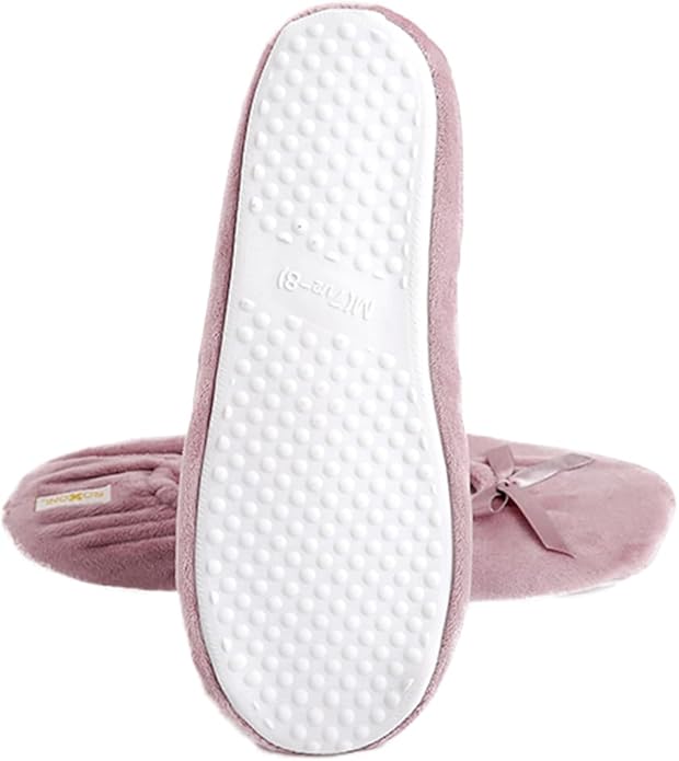Women's Terry Classic Cotton & Velour Ballerina Slippers (Pack of 2)