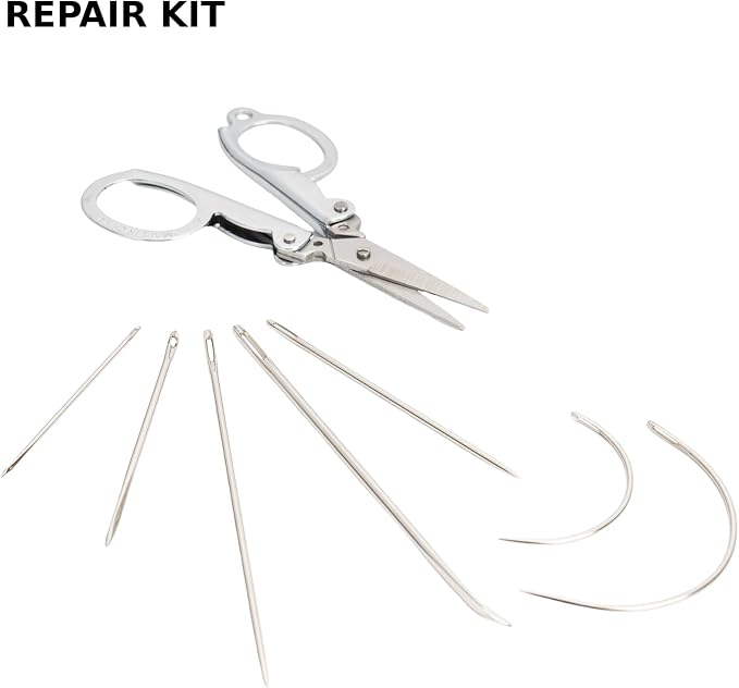 Survival Sewing Kit, Tactical Emergency Sew Kit Heavy Duty Sewing Kits for Adults, Outdoor Survival Gear Sewing Repair Kit Tools, Pocket Mini Sewing Kit with Buttons for Men, Army Basic Sewing Kits