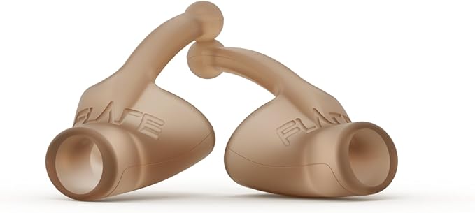 Flare Audio Calmer | Noise Reducing Ear Plugs Alternative | Silicone Reusable Ear Plugs for Noise Sensitivity, Focus and Travel | Ear Plugs for Noise Reduction (mini, Medium Dark)