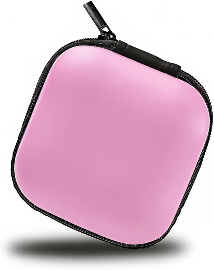 MAS CARNEY Earphone Case, Headphone Earbud Hard Protective Carrying earplug Case Bag for Wired Earphones MP3 Small Items