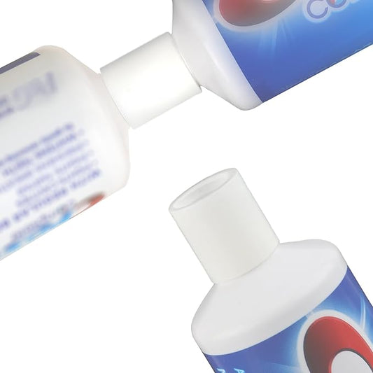2 Pcs Toothpaste Refill Adapters for Crest, Refillable Toothpaste Tubes Adapter Toothpaste Tube Refill & Transfer Adapters Travel Toothpaste Transfer Tool for Travel Bathroom Accessories