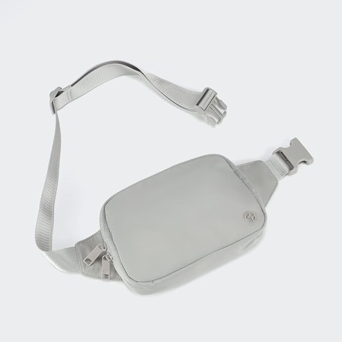 Pander Belt Bag Large 2L, Nylon Fanny Pack Purse for Women and Men with Adjustable Strap