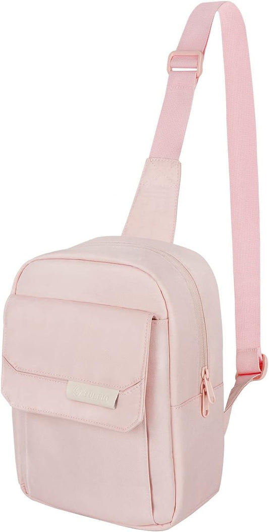 TULLIO Women Camera Bag, Small Lightweight Camera Sling Bag Waterproof DSLR/Mirrorless Crossbody Case with Rain Cover Everyday Shoulder Photgraphy Bag for Photographers
