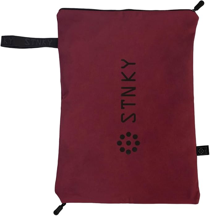 STNKY Bag Pro - Laundry Bag - Wash Bag for Health Workers, Sports, Fitness & Travel (Standard, Burgundy)