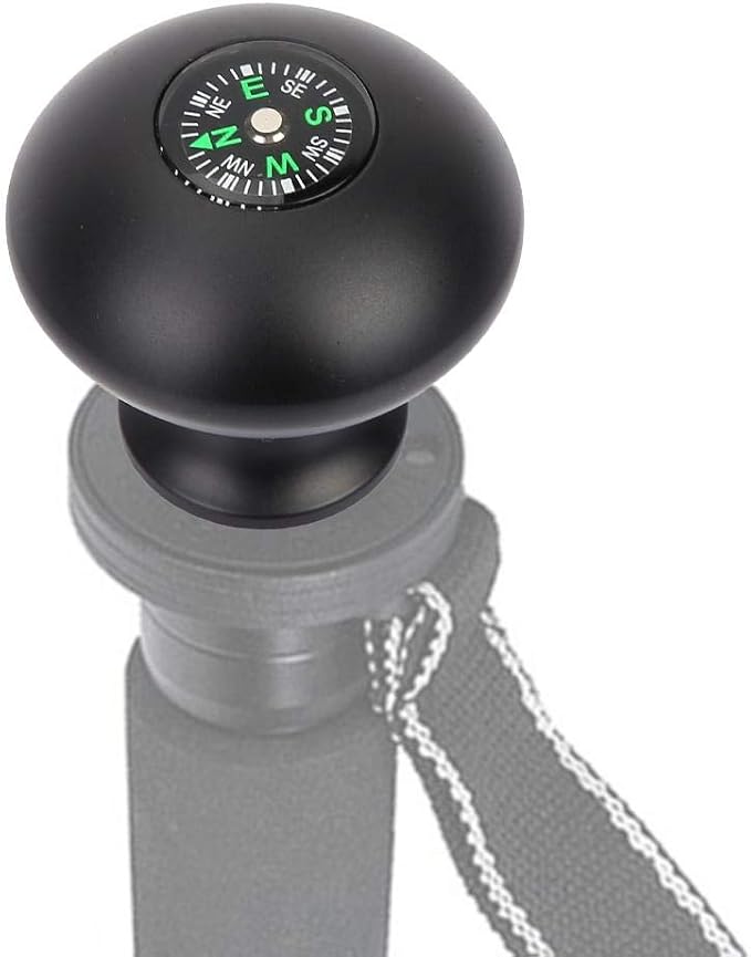 Trekking Poles Knob Handle Grip, Outdoor Universal Monopod Walking Stick Knob, Monopod Tripod Head with 3/8" Screw Hole