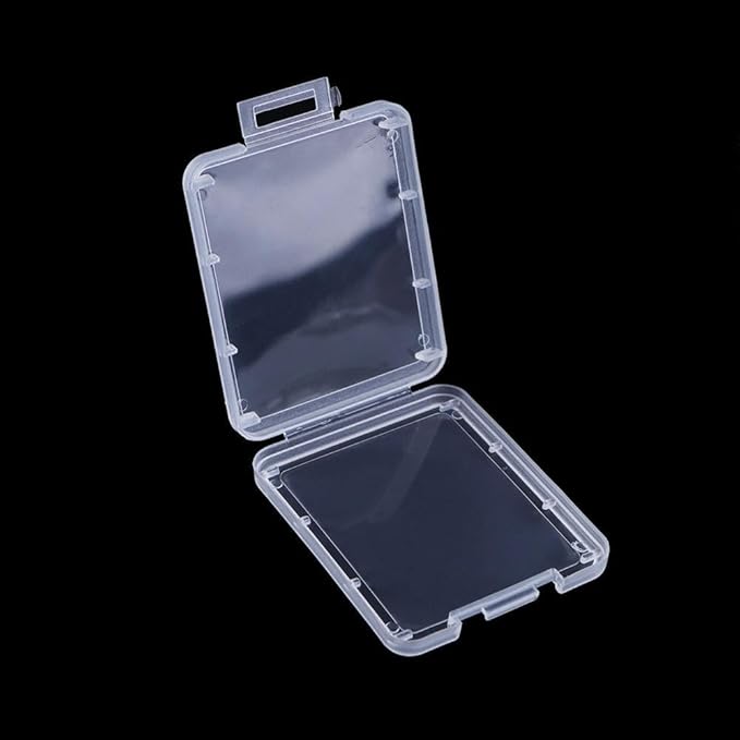 20 PCS SD Memory Card Case Holder Box, Transparent Standard Memory Card Plastic Storage Boxes Portable Protective Case for SD Memory Card