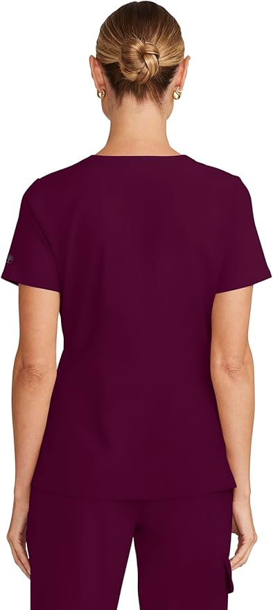 Healing Hands Women's Tops V-Neck Scrub Top Tuck-in with Welt Chest Pocket HH755