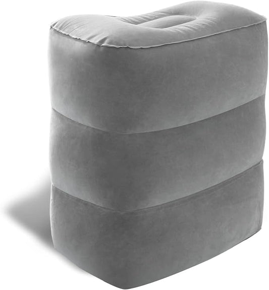 Betus Inflatable Travel Foot Rest Pillow - Ultra Comfortable and Compact - Toddle & Kids Leg Rest Stool for Long Flight/Trip by Airplane or Car