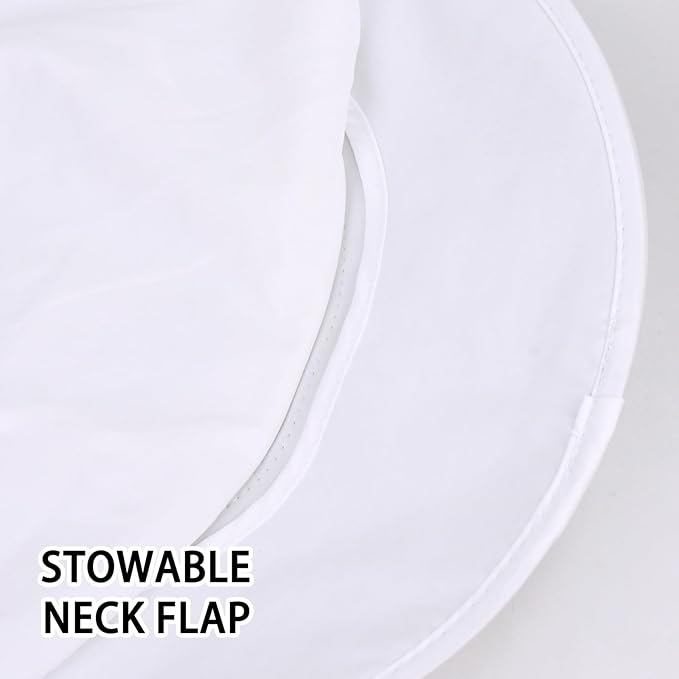 Sun Hats for Men Women Fishing Hat UPF 50+ Breathable Wide Brim Bucket Hats Summer UV Protection Safari Hat with Neck Flap