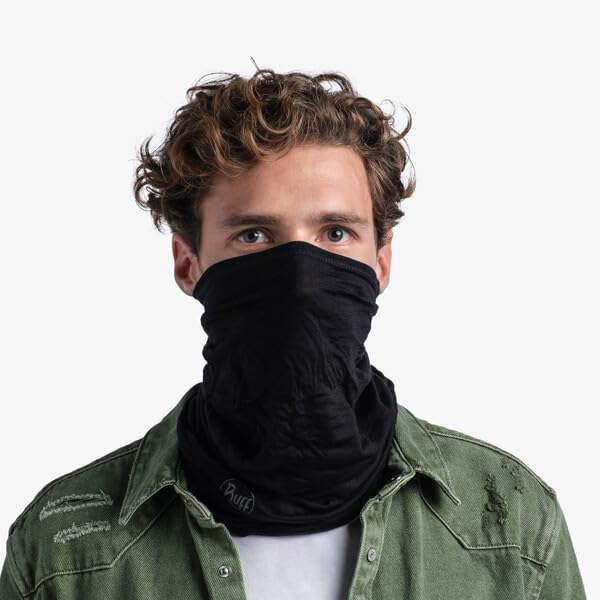 Buff Lightweight Merino Wool Neck Gaiter, 100% Ethically Sourced Wool,Versatile, Temperature Regulating Face Mask