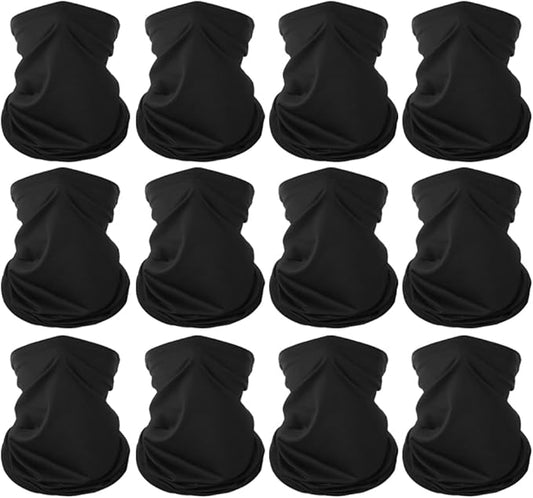 6 Pieces Summer Face Cover Scarf Mens Neck Gaiter For Men Women UV Protection Face Breathable Sun Protection Cycling Running