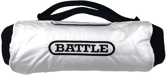 Battle Sports Football Hand Warmer – Water Repellent Hand Warmer Pouch with Pockets, Adjustable Waist Strap, Velcro Breakaway Safety System for Cold Weather Performance